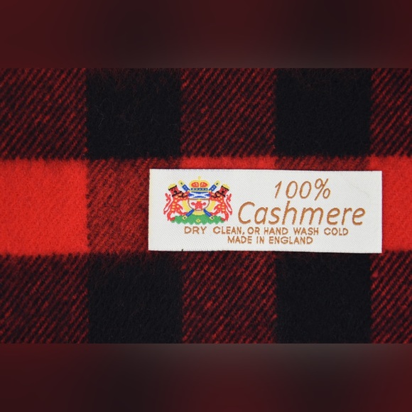 SCARF • 100% CASHMERE • MADE IN ENGLAND - Picture 7 of 7